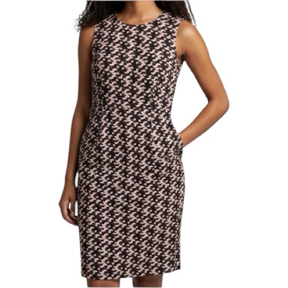 J. Crew Dresses & Skirts - J Crew Dress, Midi Dress, Geo, Sz 10T, 10 Tall, Cotton, Portfolio Dress, NWT